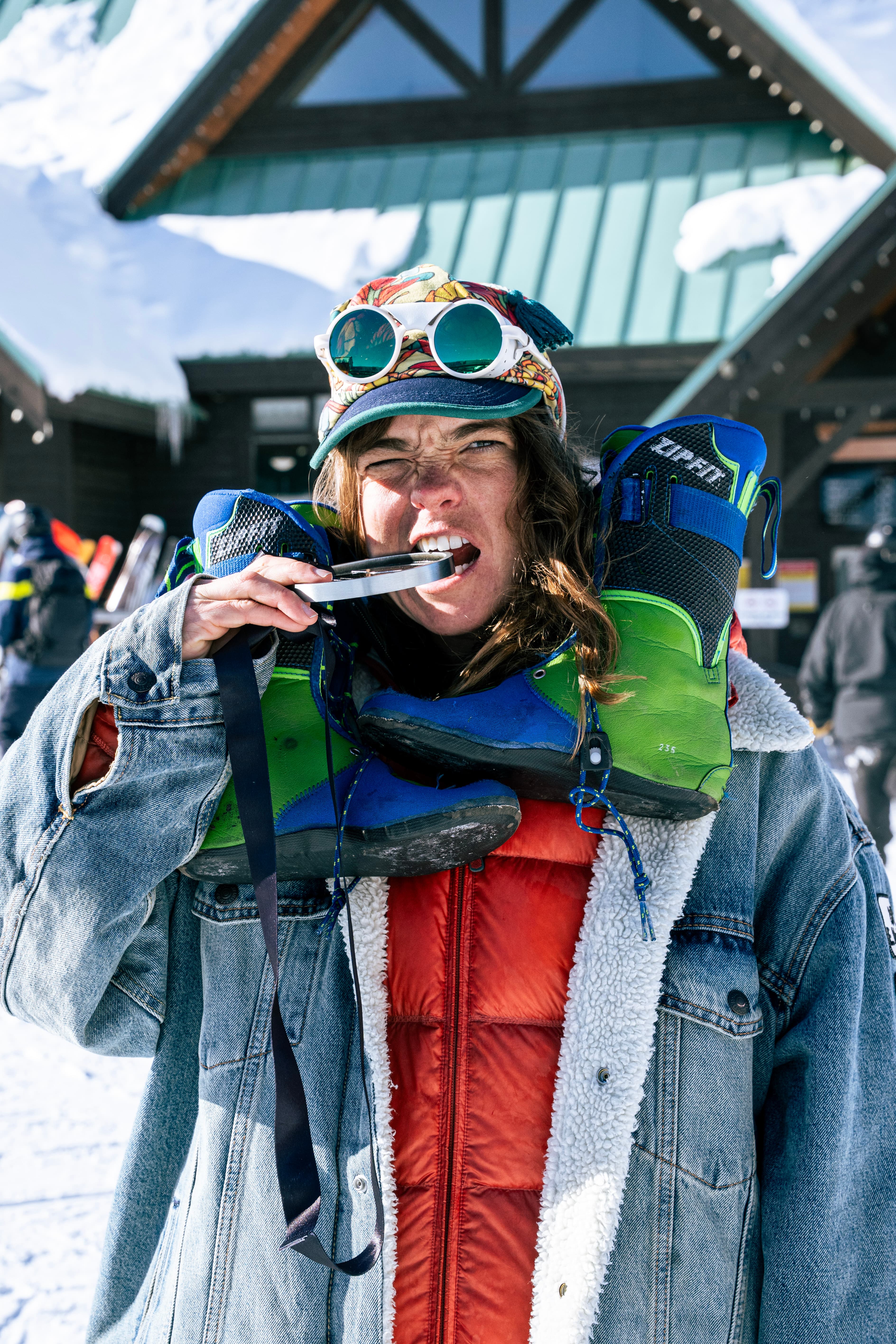 Molly Armanino Tames the Kicking Horse FWT Stop