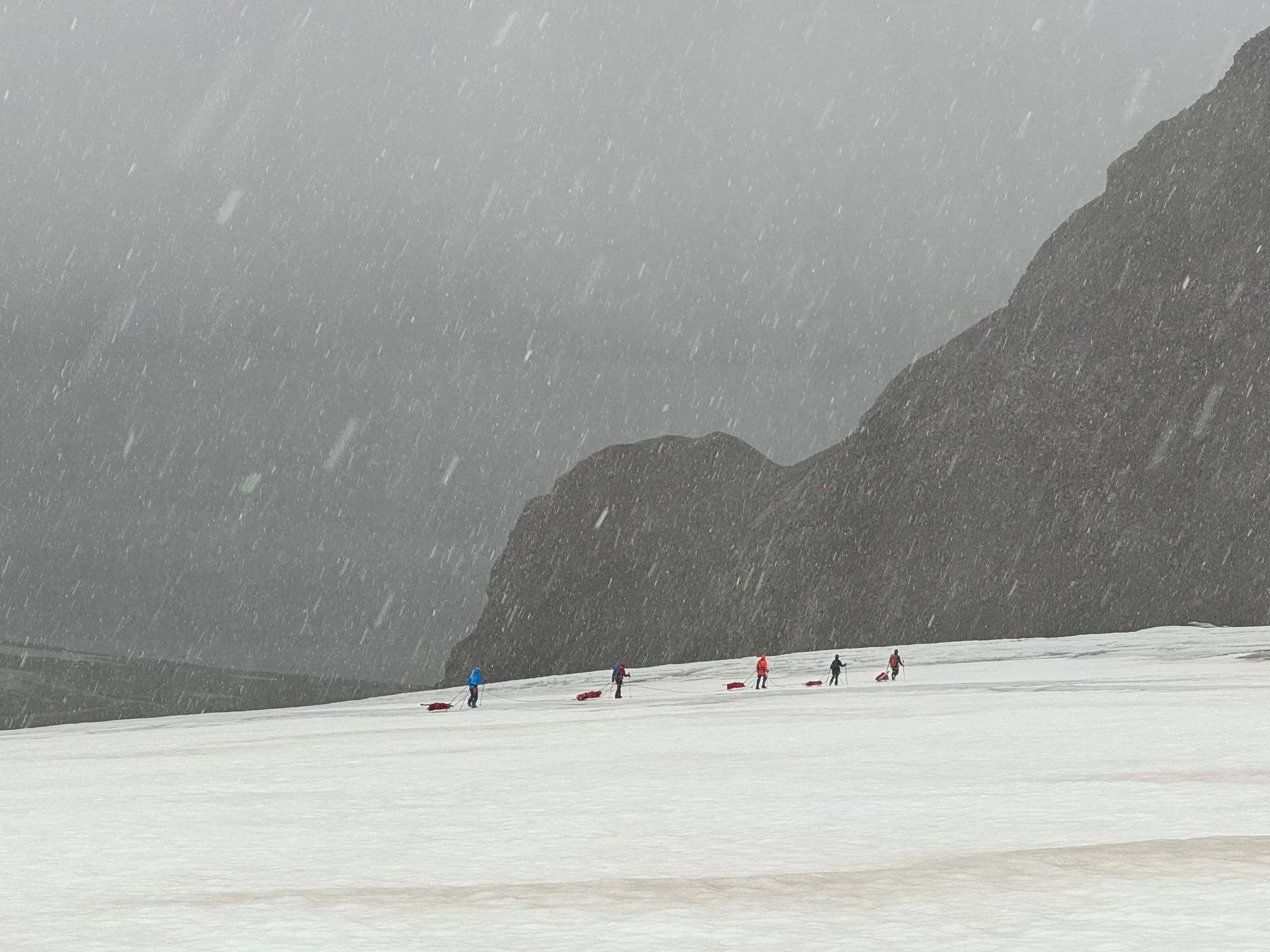 Setting an icy scene