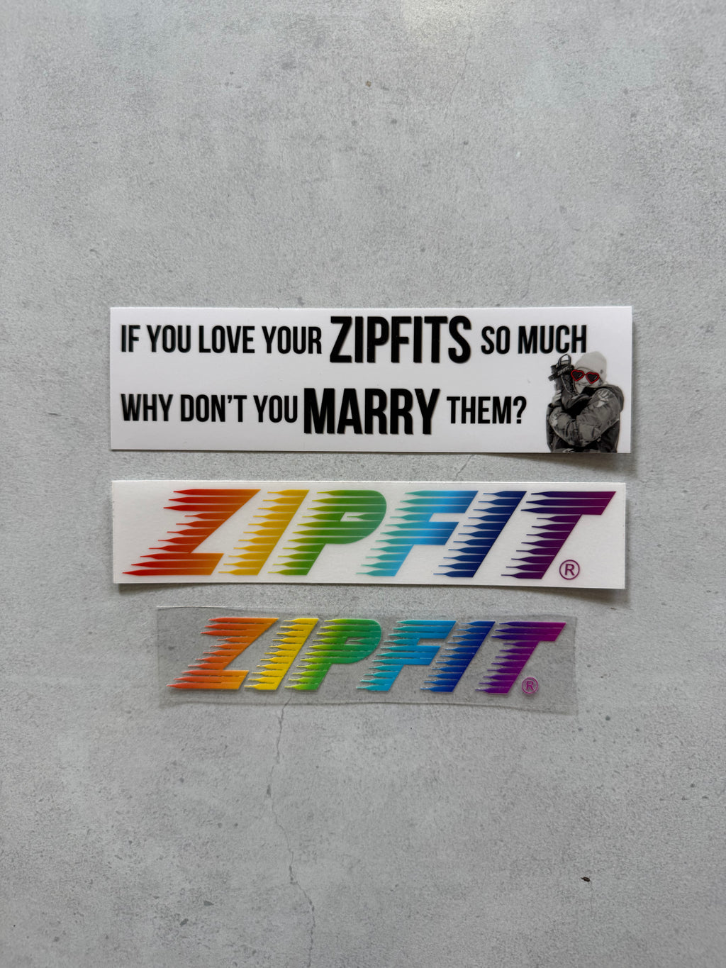 ZipFit Sticker Pack