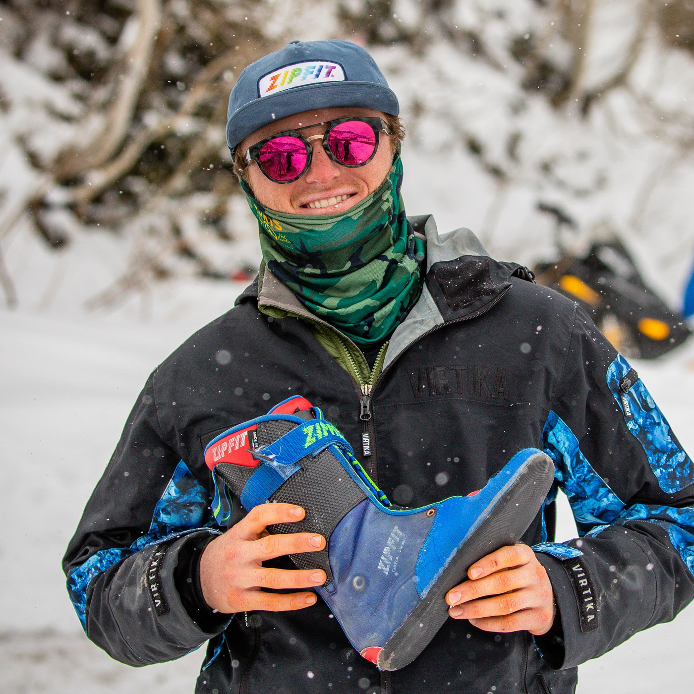 ZipFit Rainbow Logo Cap