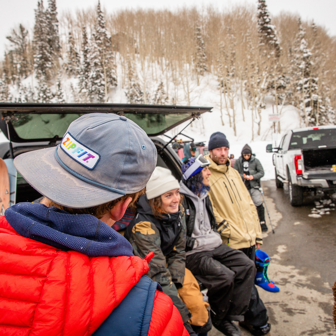 ZipFit Rainbow Logo Cap